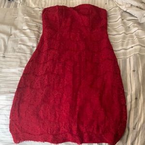 Women’s dress red